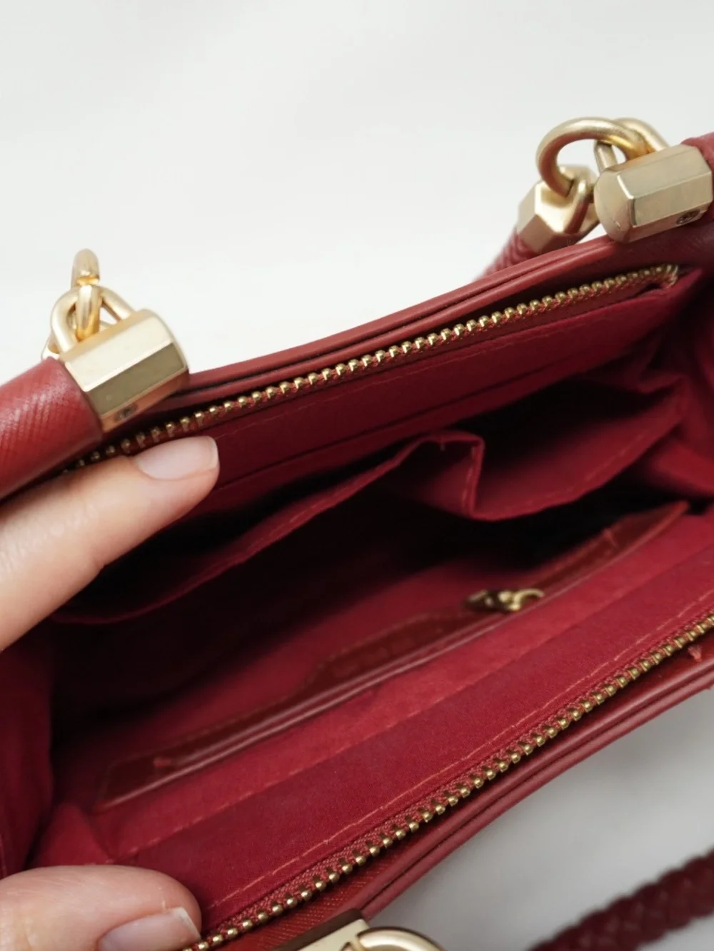 Bebe Yolanda Small Saffiano Shopper